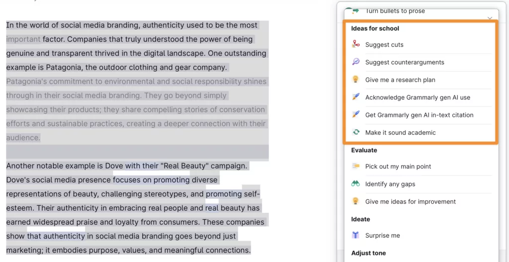 Grammarly-AI-writing-features-for-students