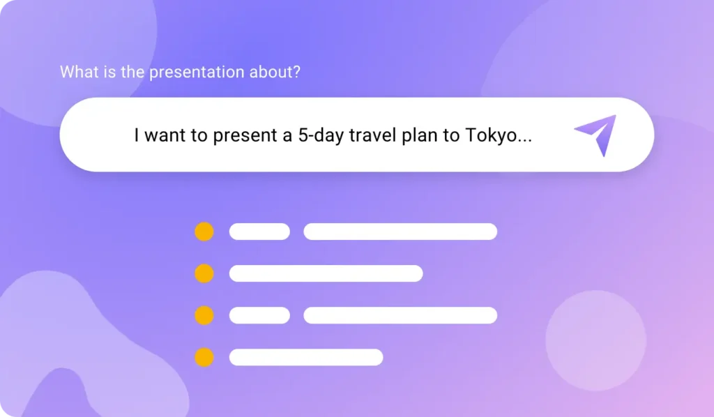 Generate Slides with AI from any topic