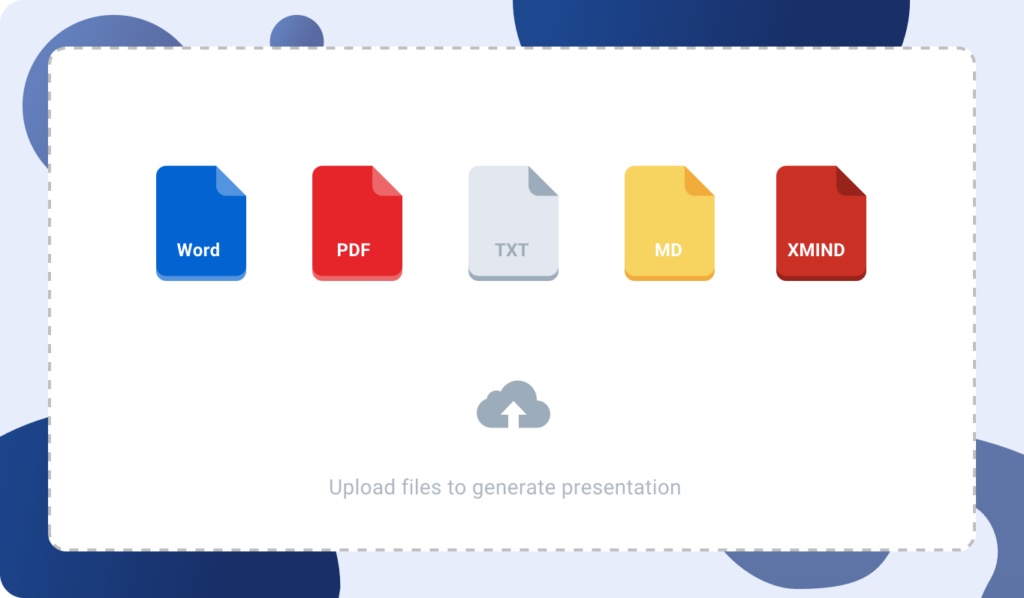 Upload Documents to create presentations