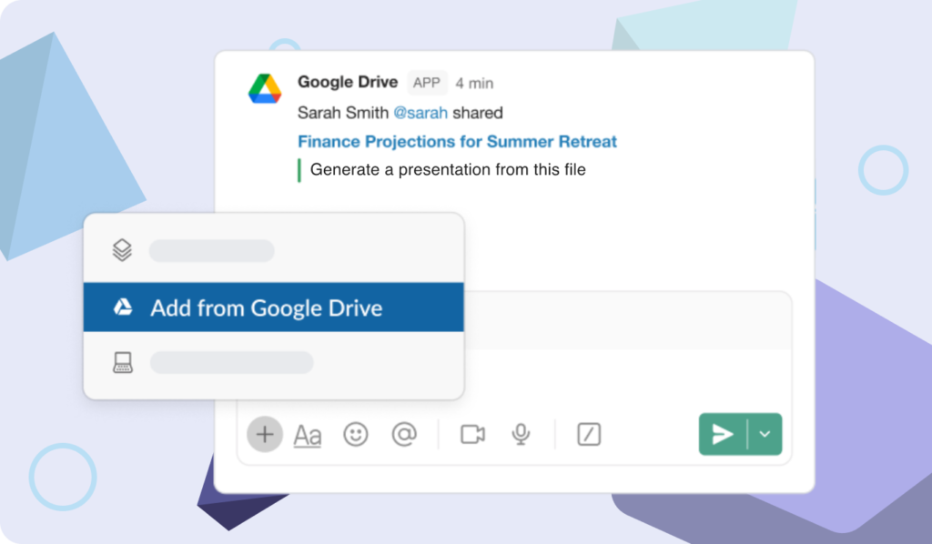  Import from Google Drive
